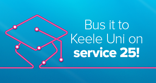 bus it to Keele Uni on service 25